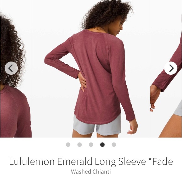 Lululemon Emerald Long Sleeve wash NWT - Picture 3 of 9